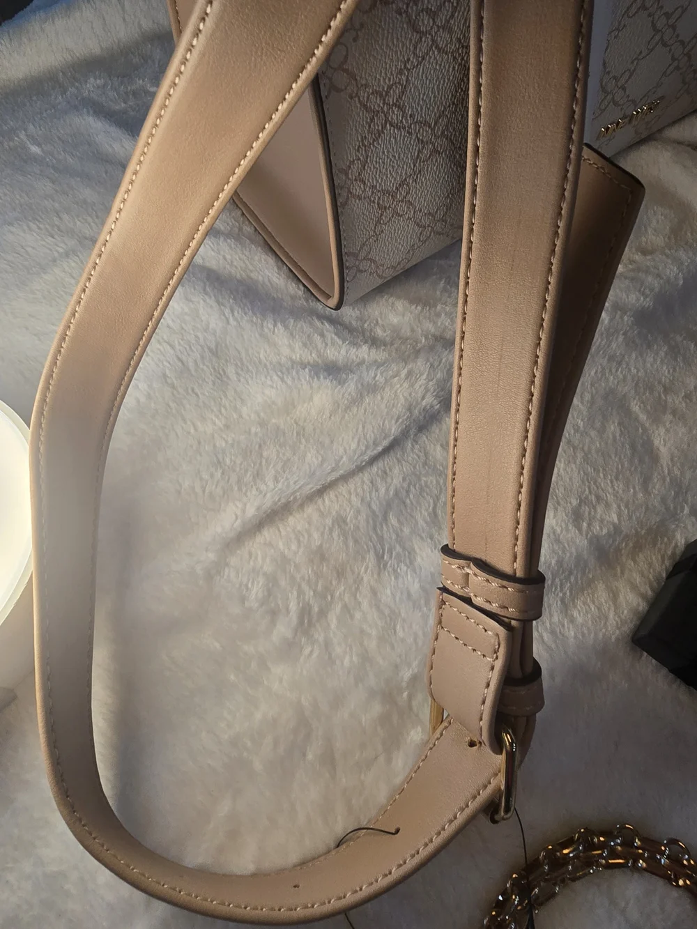 Nine West Allyce Satchel (model NYC532906) + Jewelry & Fragrance Bundle